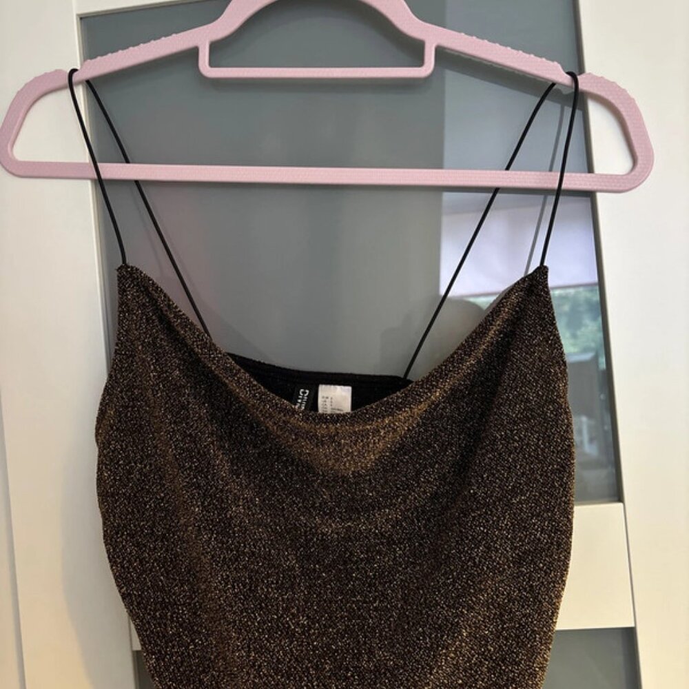 Gold Crop Top